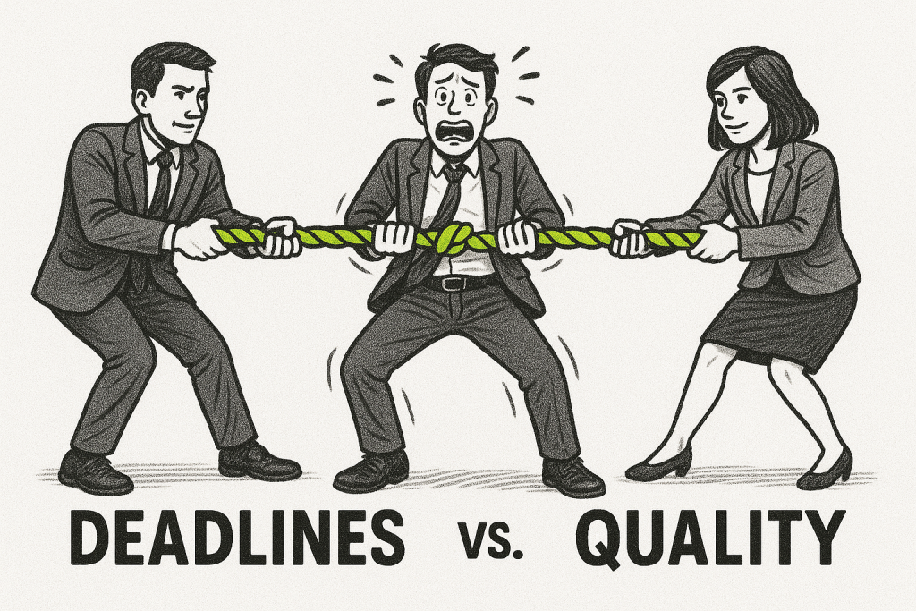Quality Leadership - Every leader says quality matters — until it slows delivery.
